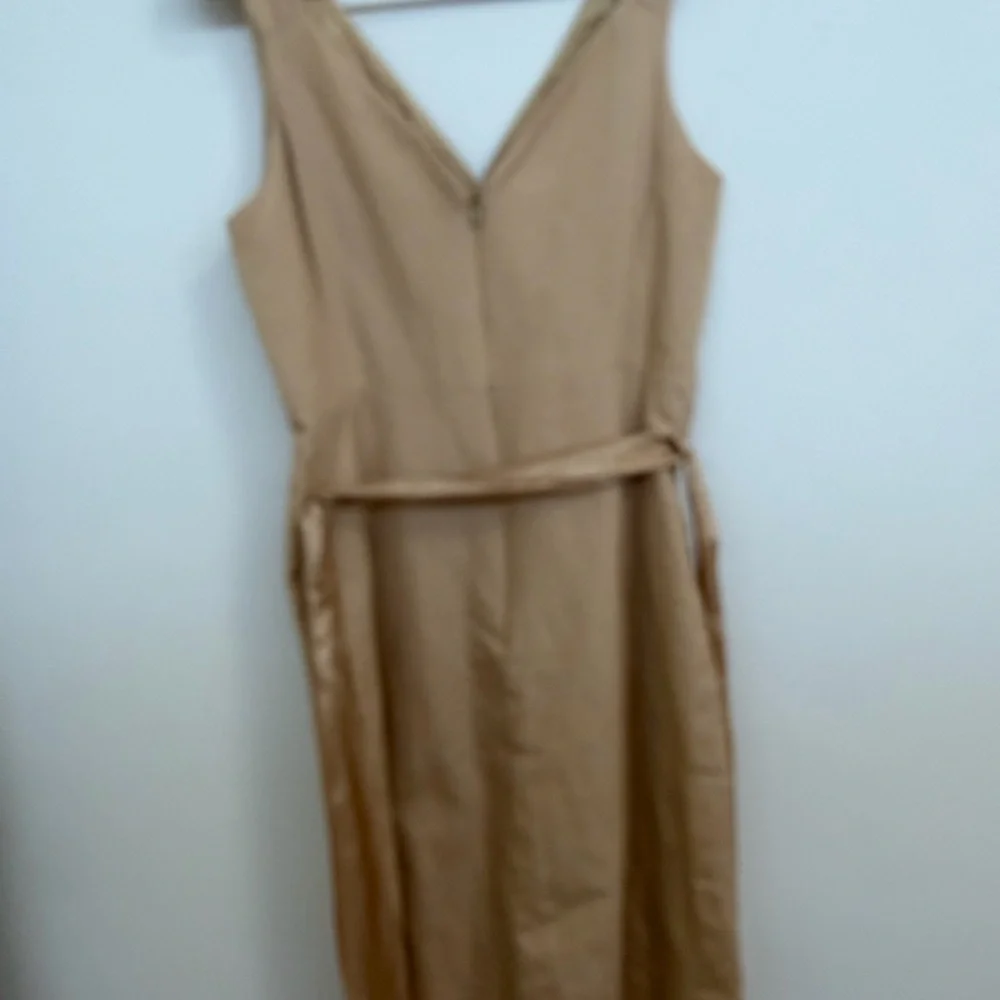 J. Crew Tan Wrap Mini Dress